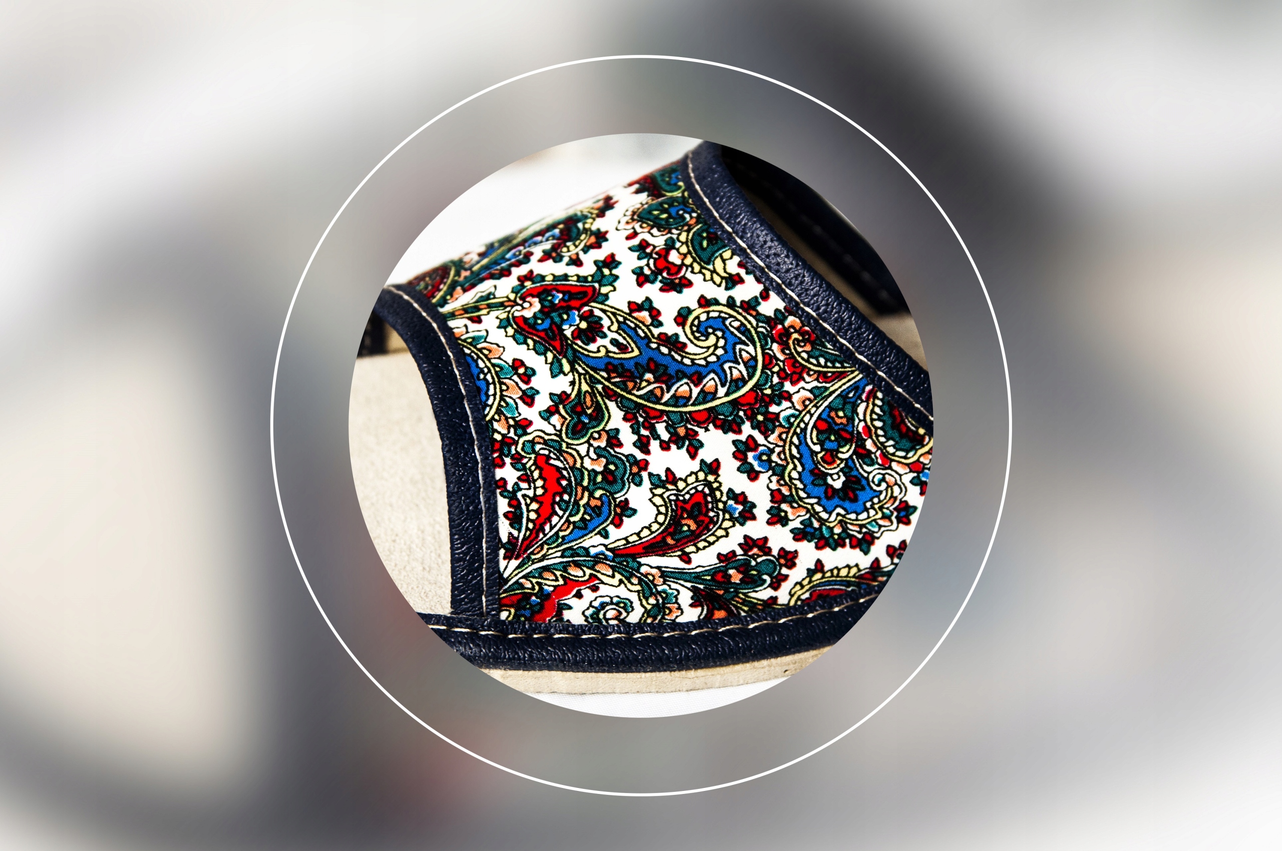 PREZENT PANTOFLE KAPCIE SKÓRA NAT WZÓR TURECKI 40 Marka BABA