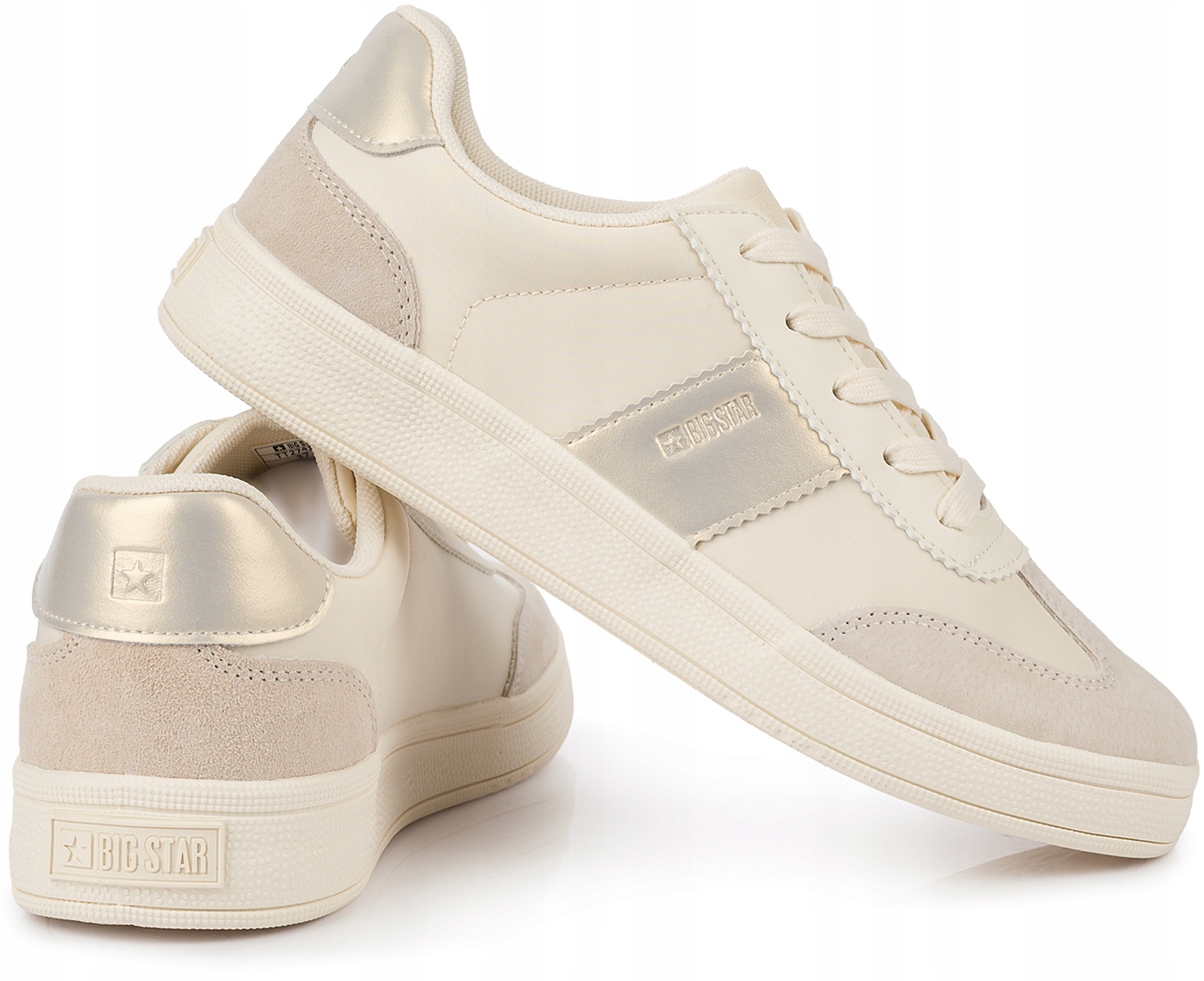 Damskie buty sneakersy sportowe Big Star beżowe r. 37