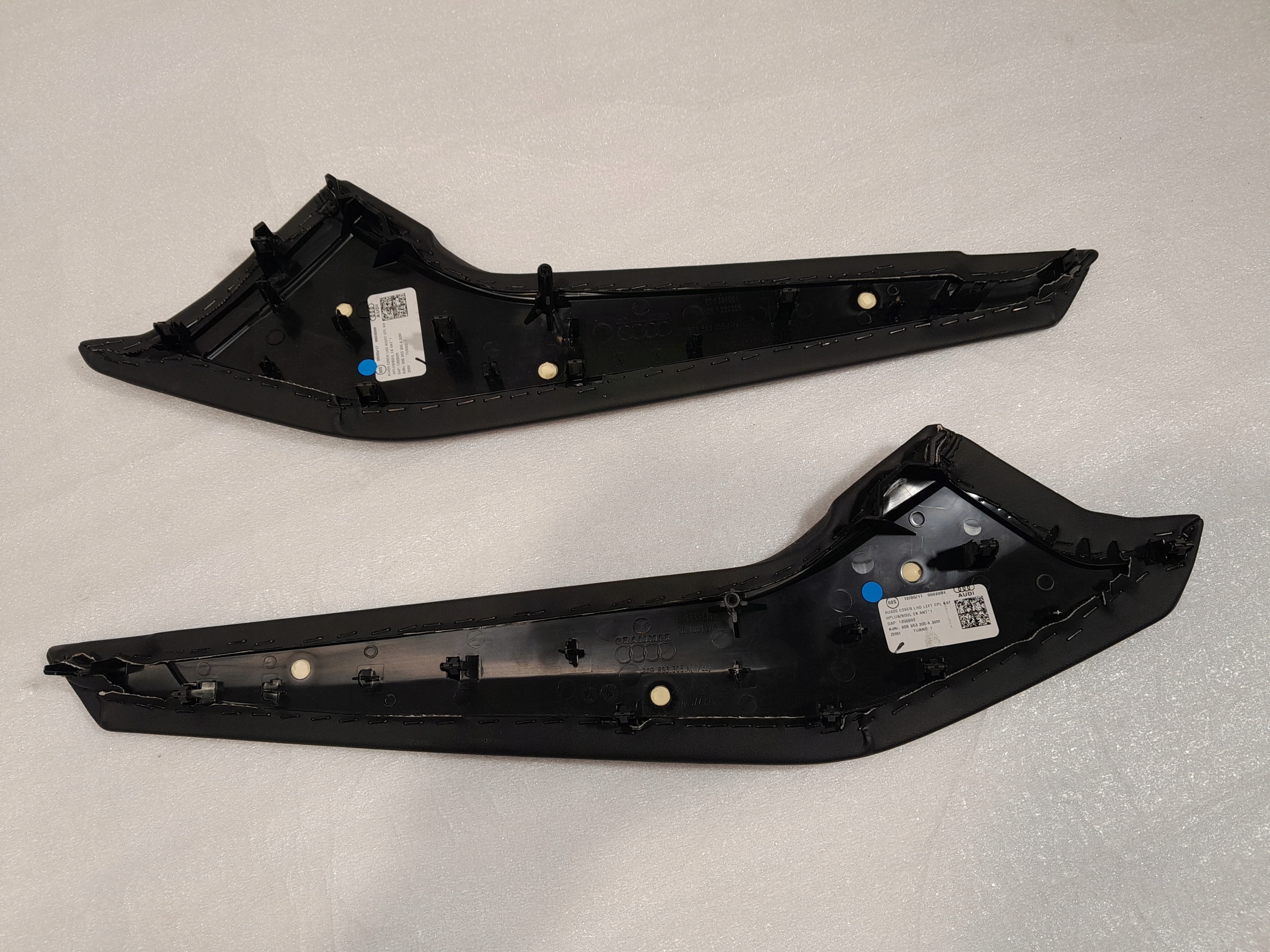 AUDI Q5 II 80A upholstery side TUNELU leather black NIC