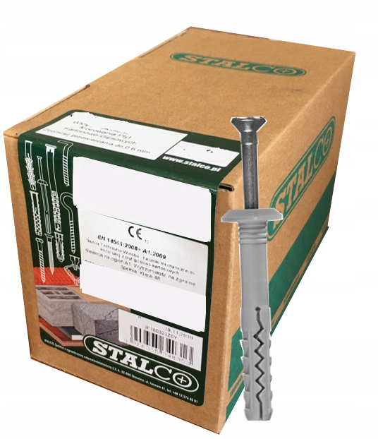 

Kołek szybki montaż 8*80 100szt. Stalco