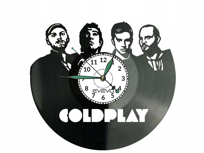 Coldplay Vinylová deska Nástěnné hodiny Dárek Památka Na narozeniny