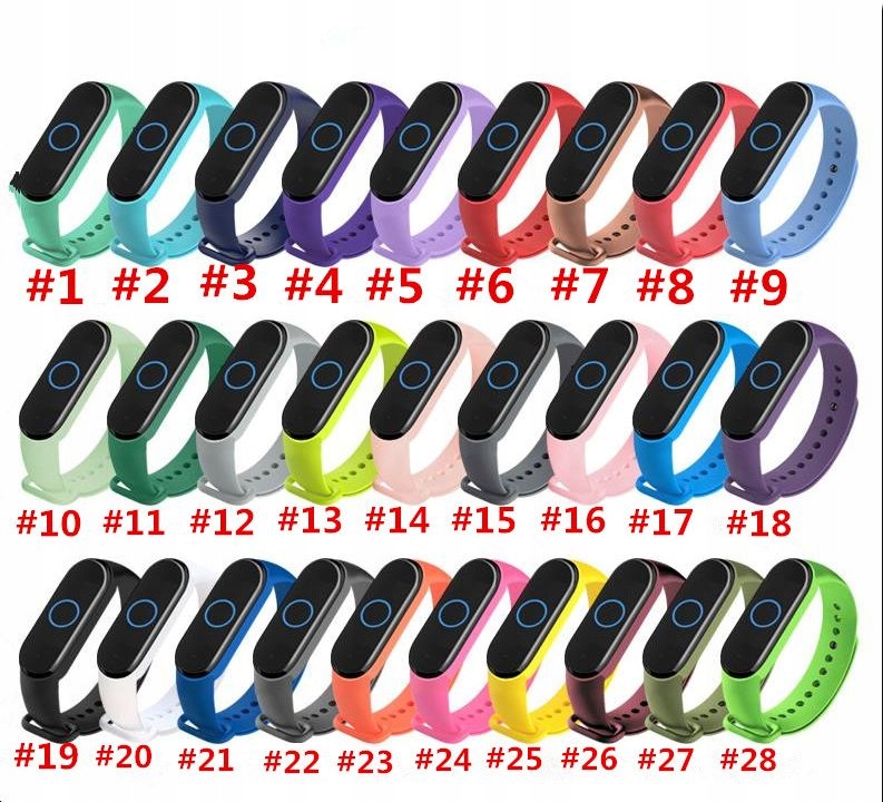 18 SZTUK - ZESTAW OPASKA ZAMIENNA PASEK DO XIAOMI MI BAND 5/6/7 Producent Inna