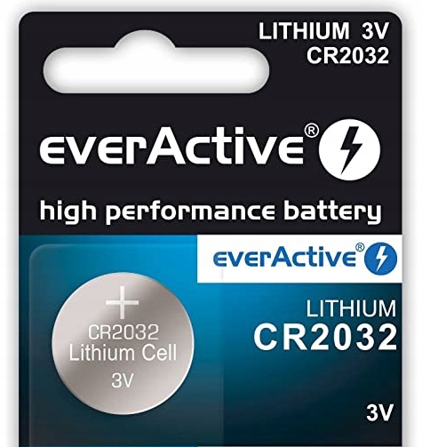 BATERIA LITOWA CR2032 3V everActive BLISTER 5 sztuk Kod producenta EV-CR2032-5BL BIOS CMOS DL2032 CR 2032