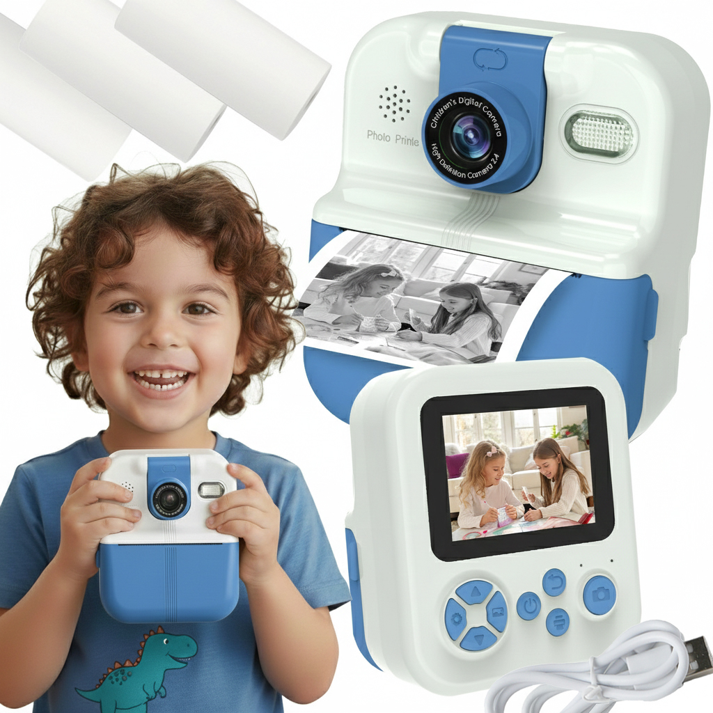 Termální tiskárna Phomemo Fotuś Mini Instantní fotoaparát pro děti Hry