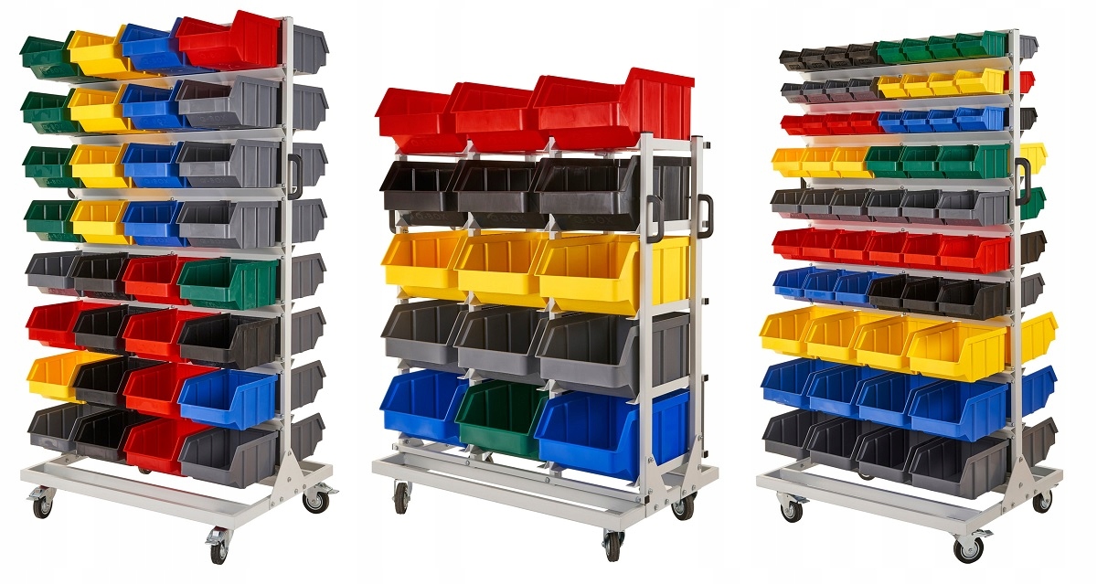 REGAŁ WARSZTATOWY JEZDNY RJ 03220 Z POJEMNIKAMI Marka Mag-Complex