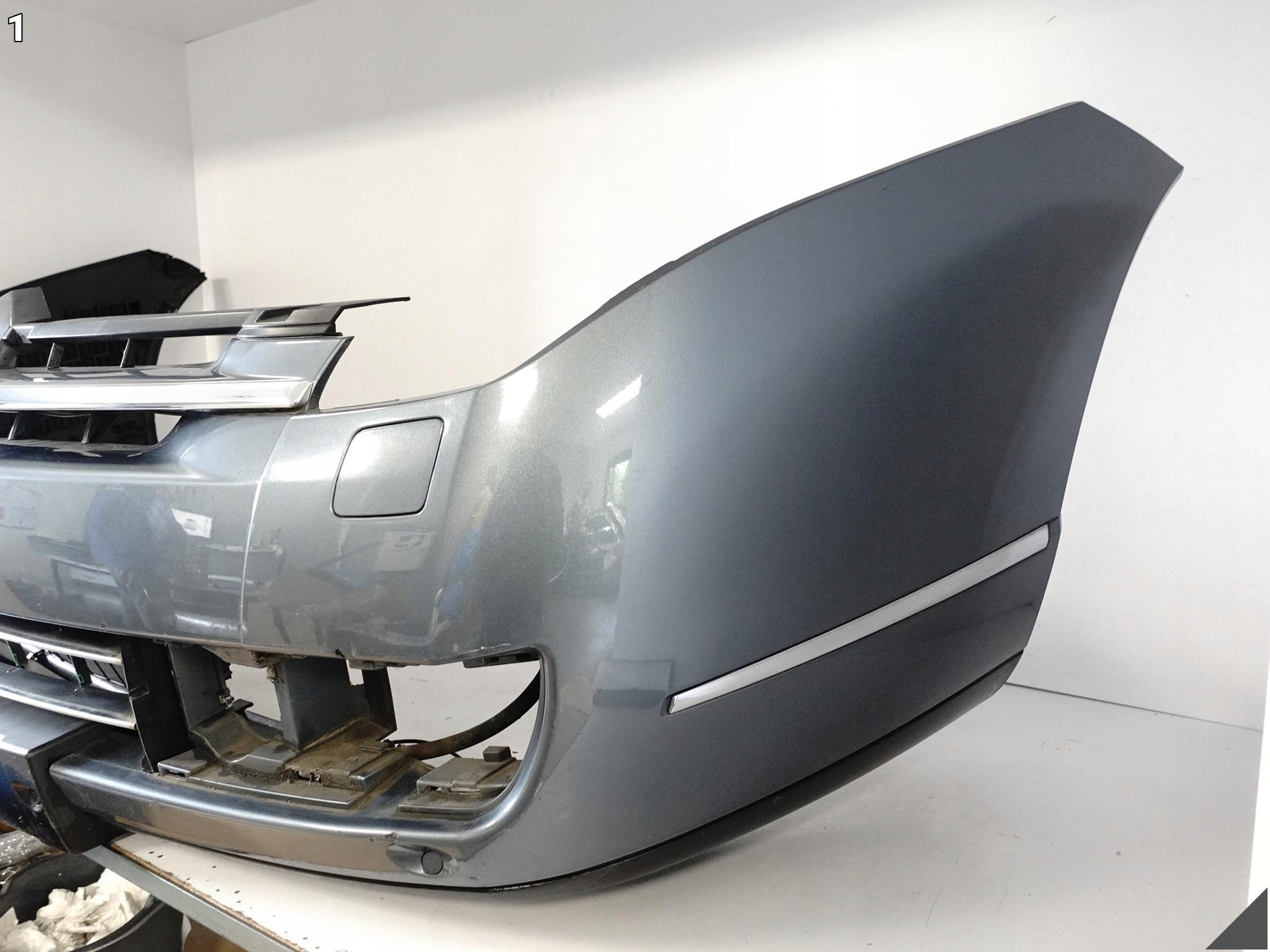 CITROEN C6 05-12 bumper BUMPER + grid + grill + 4xPDC + washers front