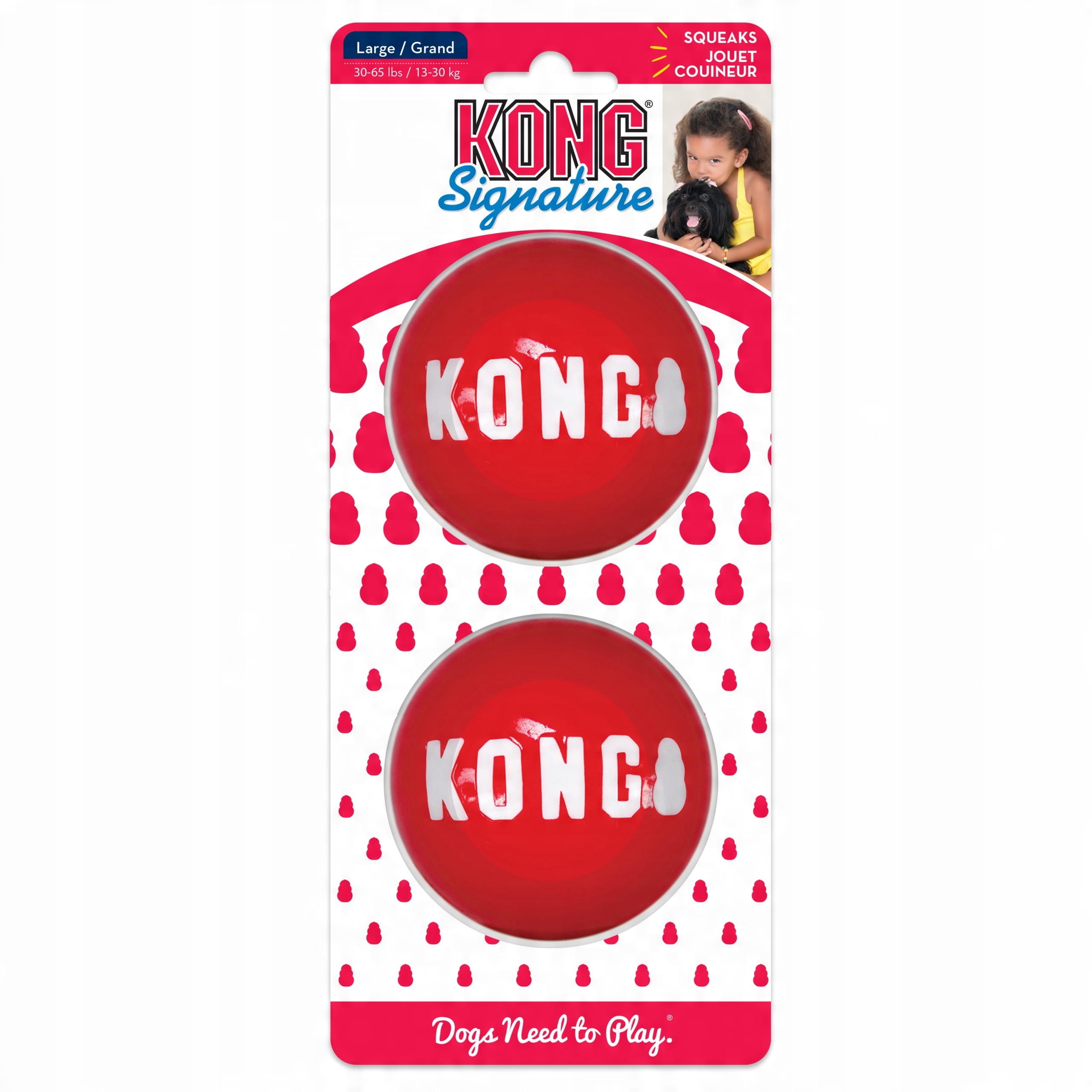 

Kong Signature Balls piłki dla psa rozm L op 2szt.
