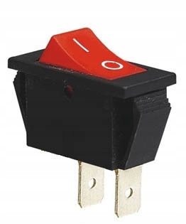 

Przełącznik Czerwony 15A 0N-OFF Pojedyńczy