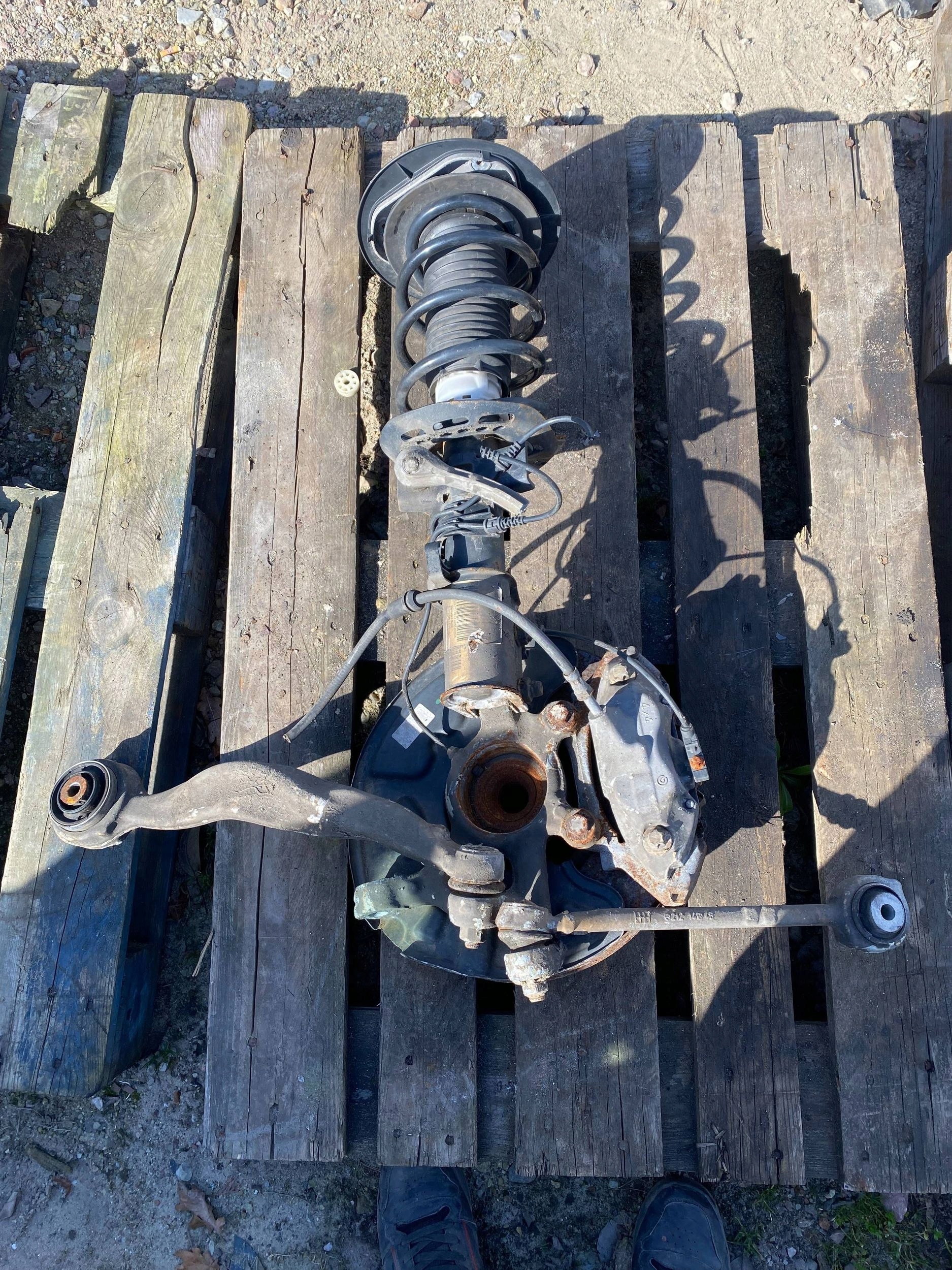 MERCEDES E W212 LIFT 4MATIC sususpension swing McPherson right front