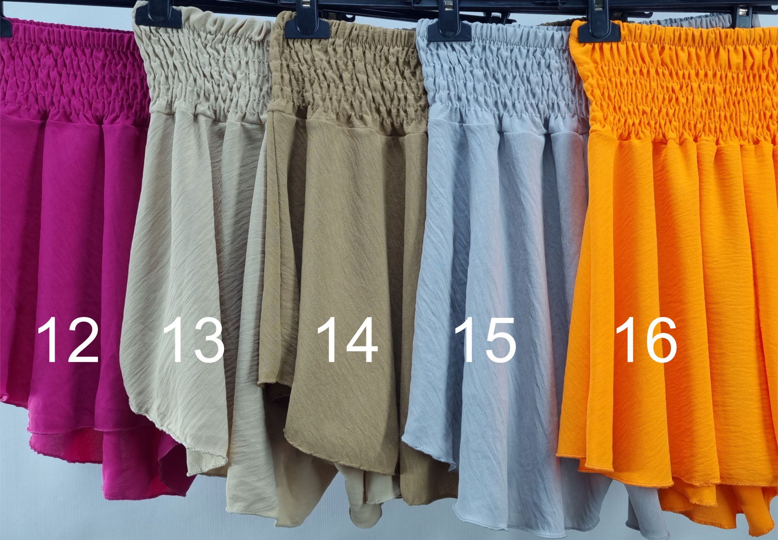 SZEROKIE luźne SPODENKI damskie SPÓDNICO SPODENKI Rodzaj spódnico-spodenki