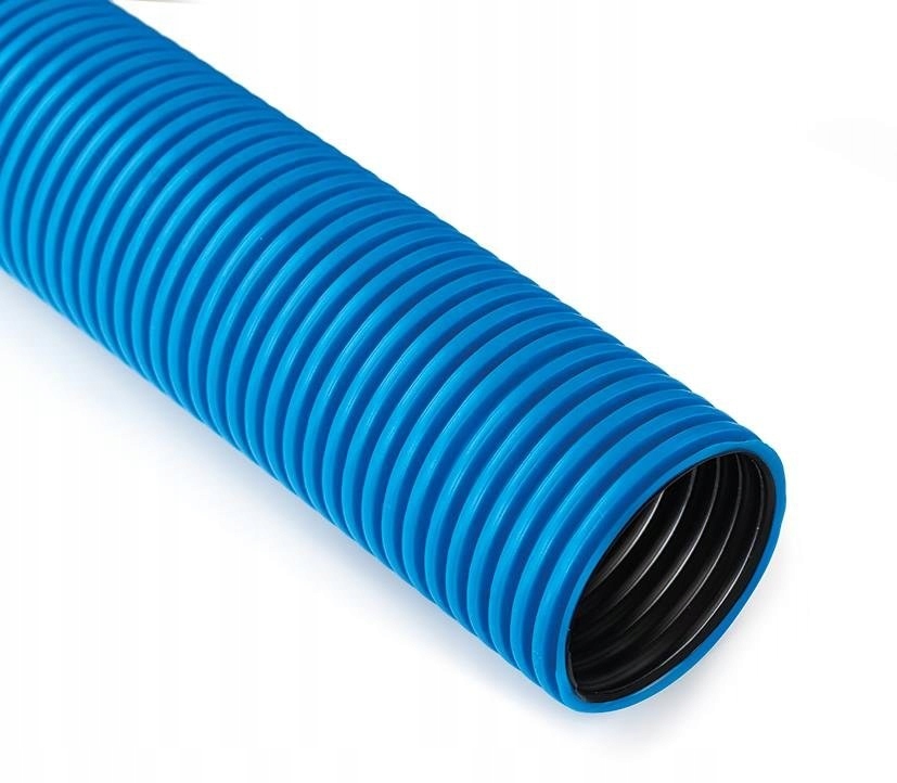 Rura karbowana w kręgach średnica 32mm QRK 32/50 FLEX NIEBIESKA 450N 50m Typ rura karbowana