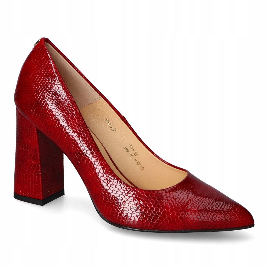 Boty Sala 9933/498 Červený lak 38