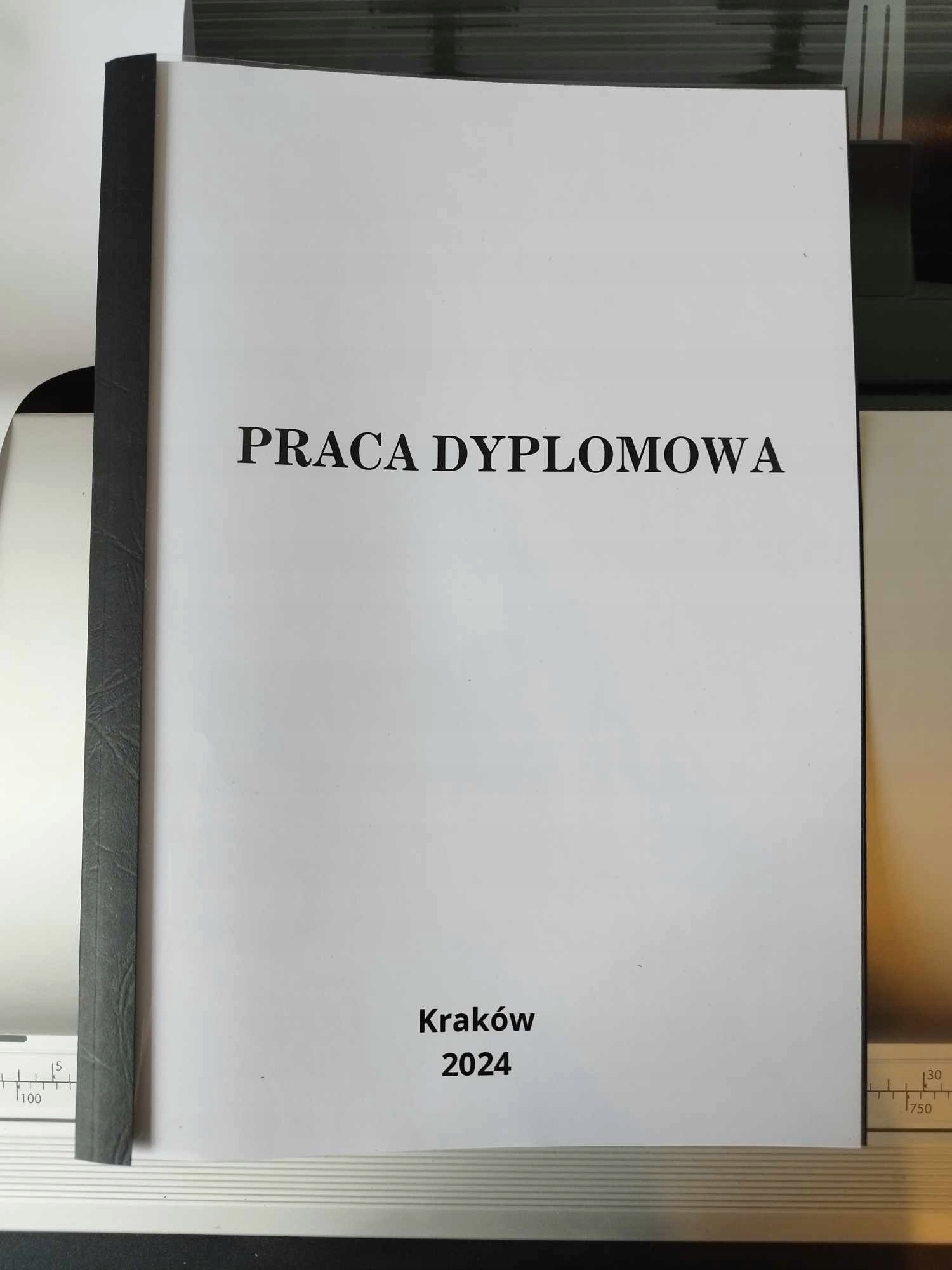 Wydruk i Oprawa PRAC MIĘKKA TERMICZNA NIEBINDOWANA
