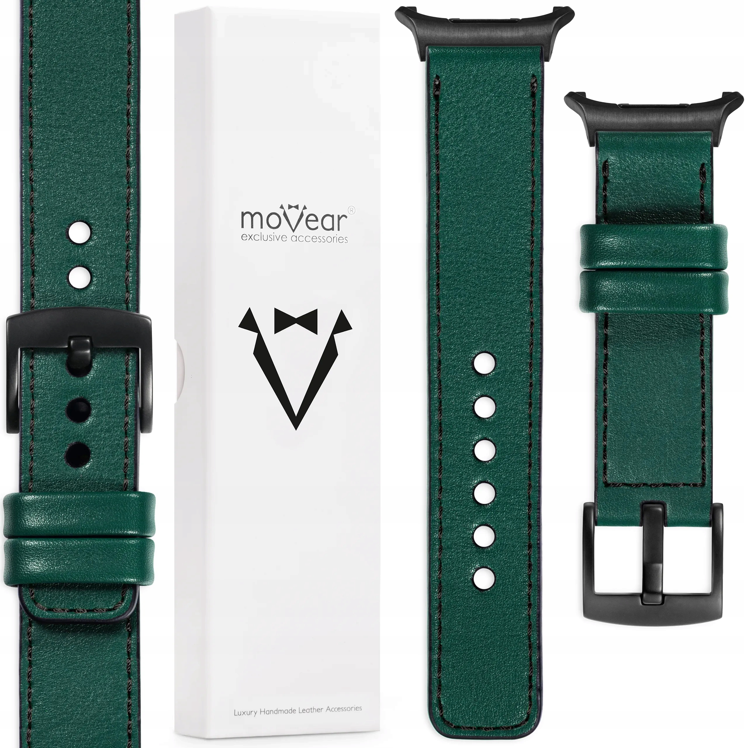 Pásek pro Samsung Galaxy Watch Ultra 22 mm Zelený prémiový Polský Movear