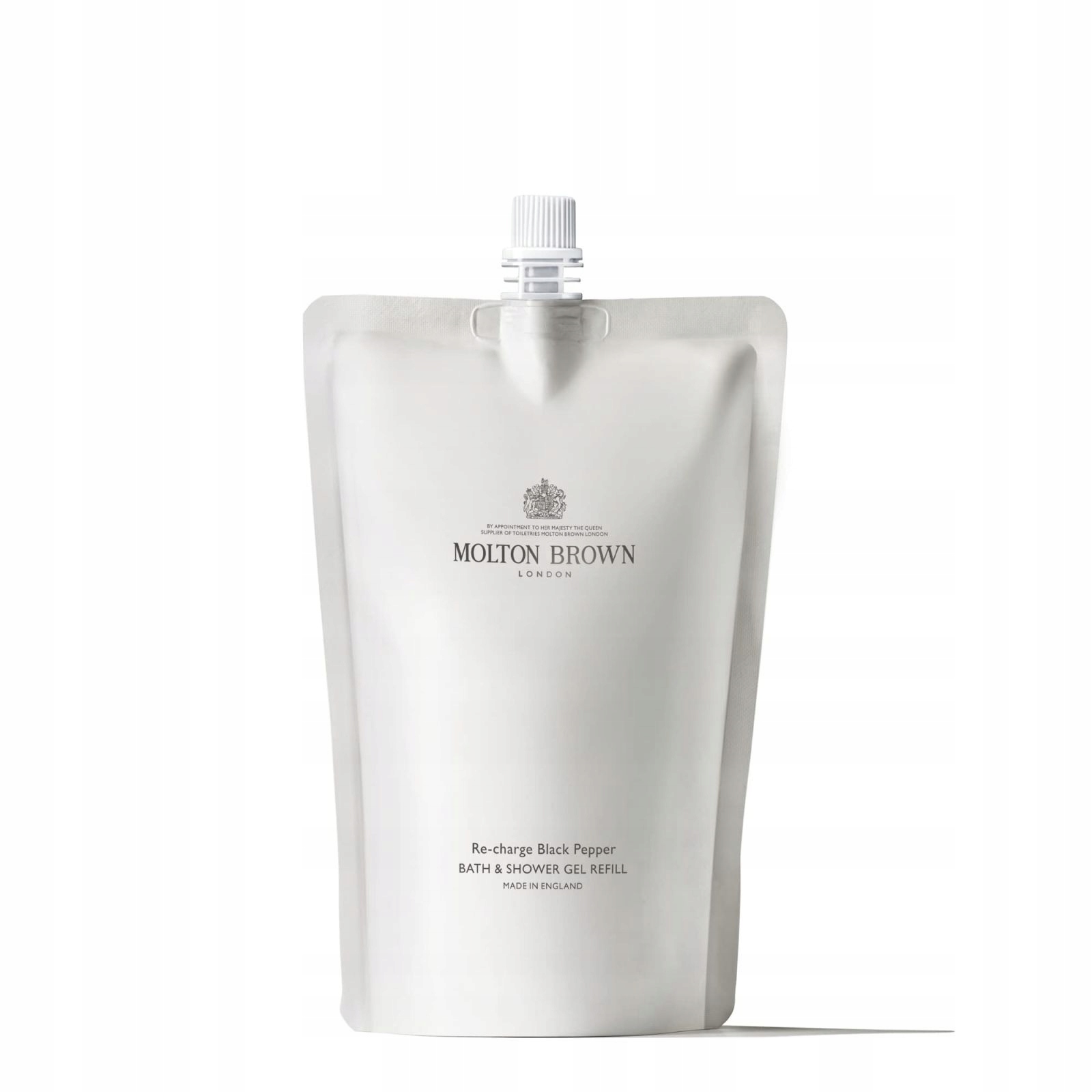 Molton Brown Re-charge Black Pepper Sprchový Gel A Pěna Do Koupele Náplň 400 ML