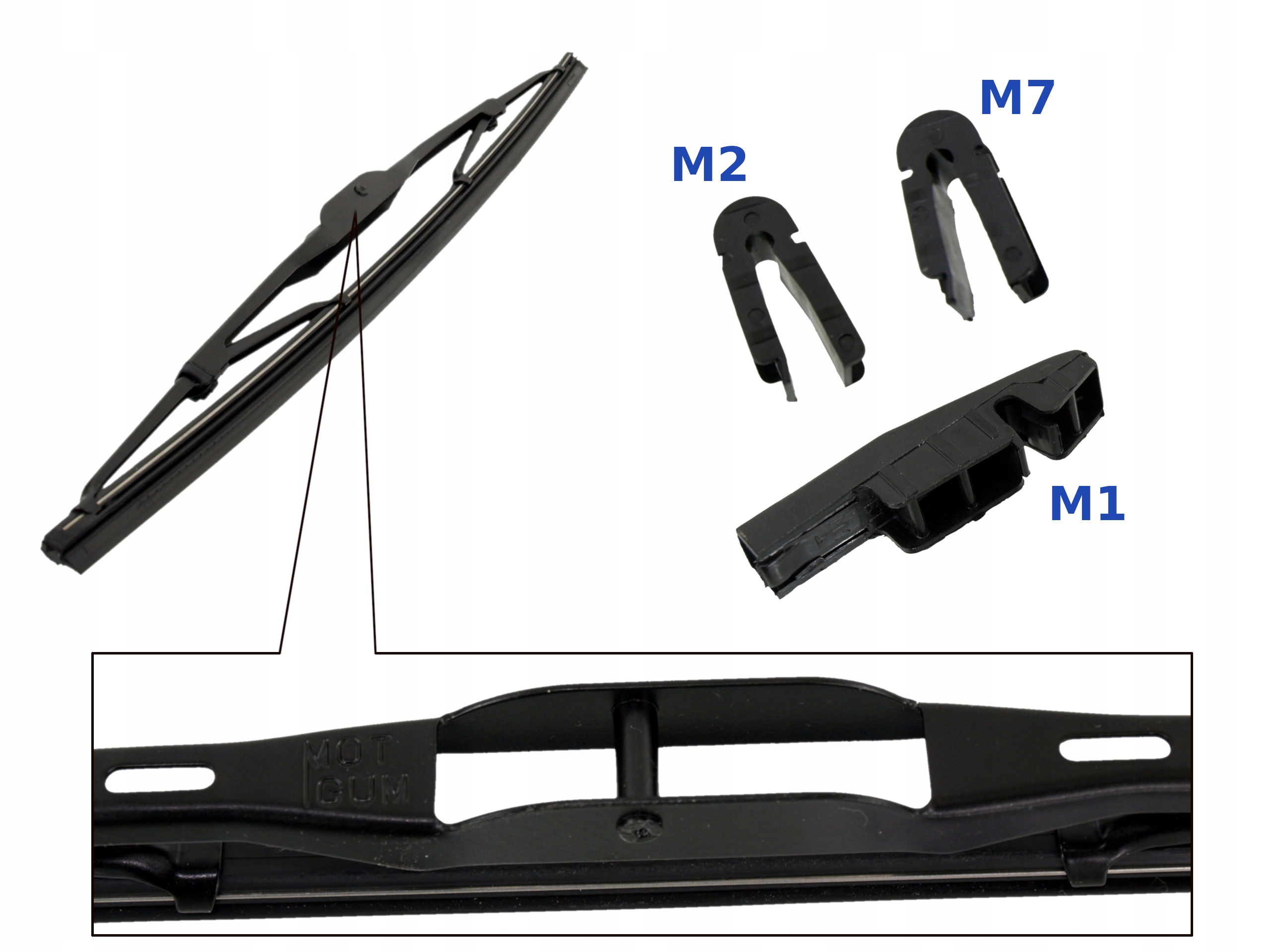 Wycieraczki POLSKIE RENAULT MEGANE I GRANDTOUR p/t Pióro kierowcy 560 mm