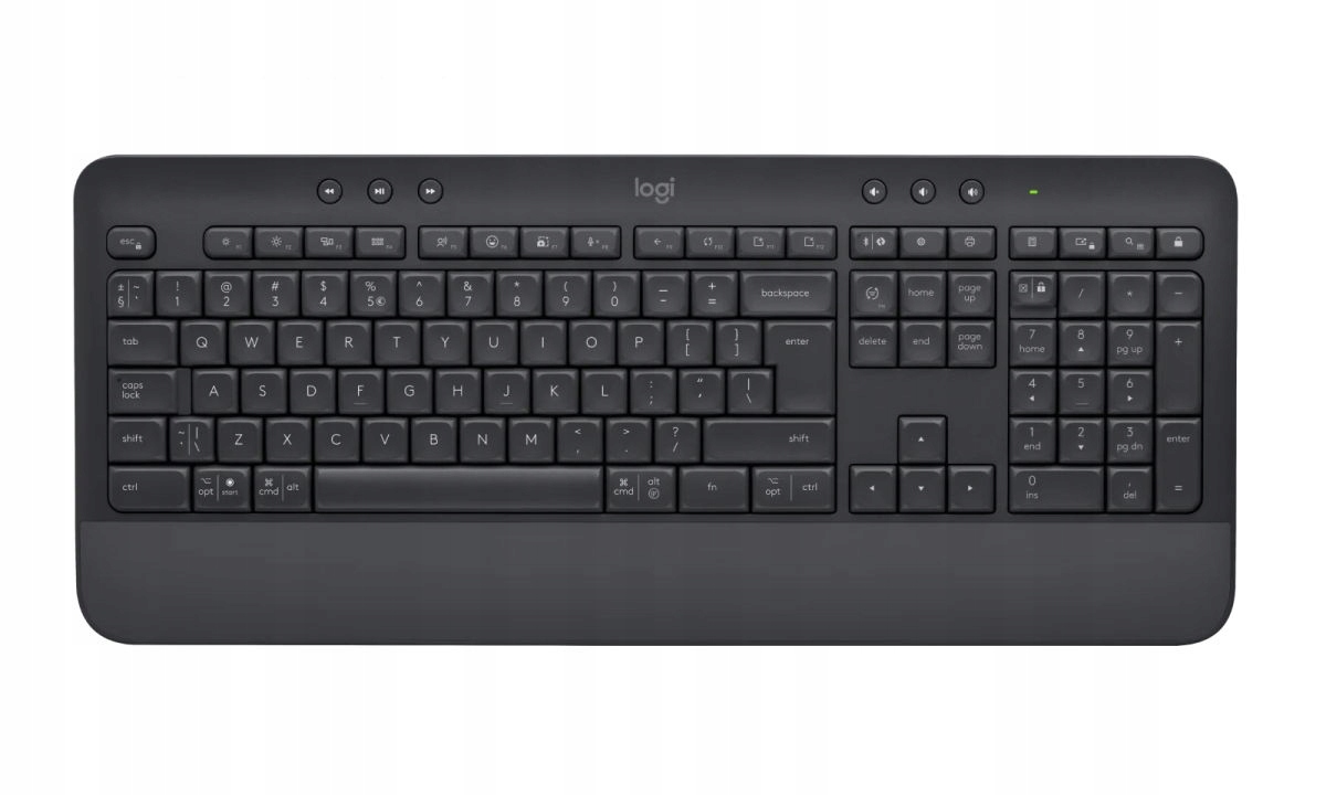 Logitech K650/Bezdrátová Usb Bluetooth/CZ-SK layout/Černá