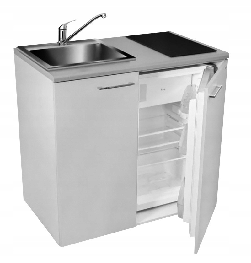 Minikuchyňa Mpm 4v1 SMK-03 Indukcia Chladnička Umývadlo do garsónky karavanu