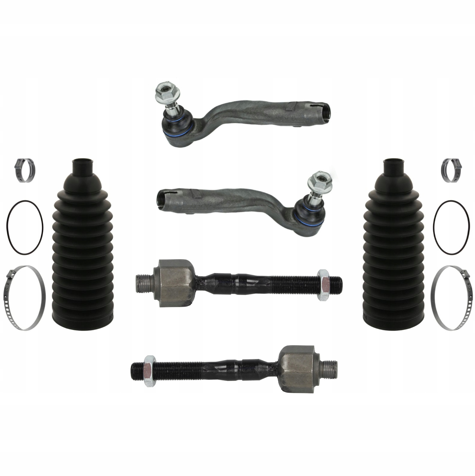 KOŃCÓWKI + DRĄŻKI + OSŁONY MERCEDES ML W163