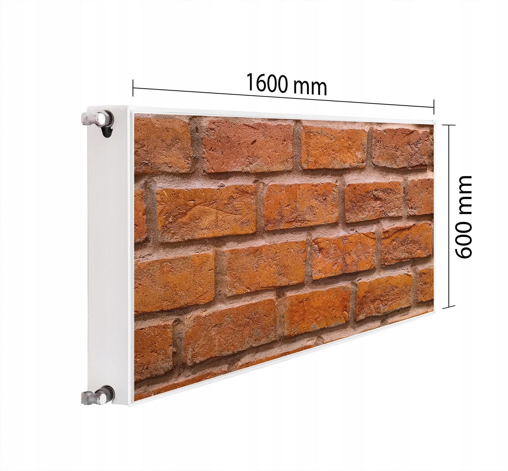 Magnetická Krytka Na Radiátor 160x60 Cihlová Podložka Magnet