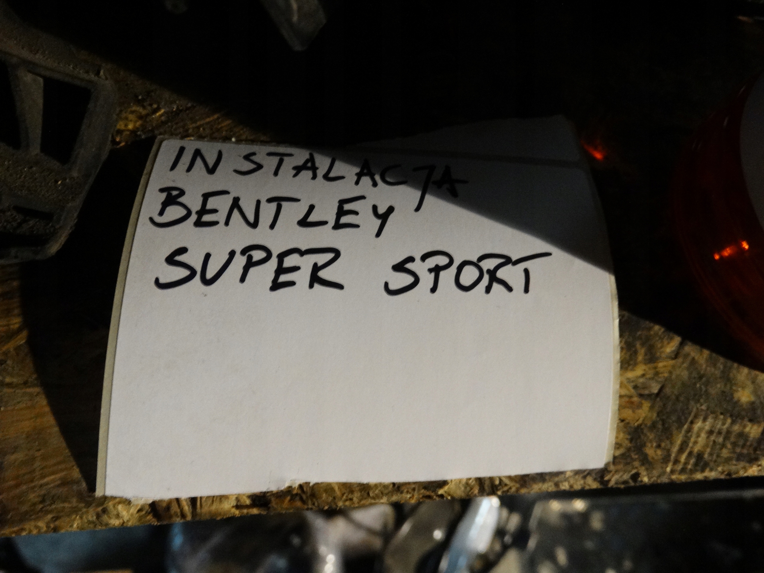 wiring electrical KPL.BENTLEY GT SUPERSPORT 1