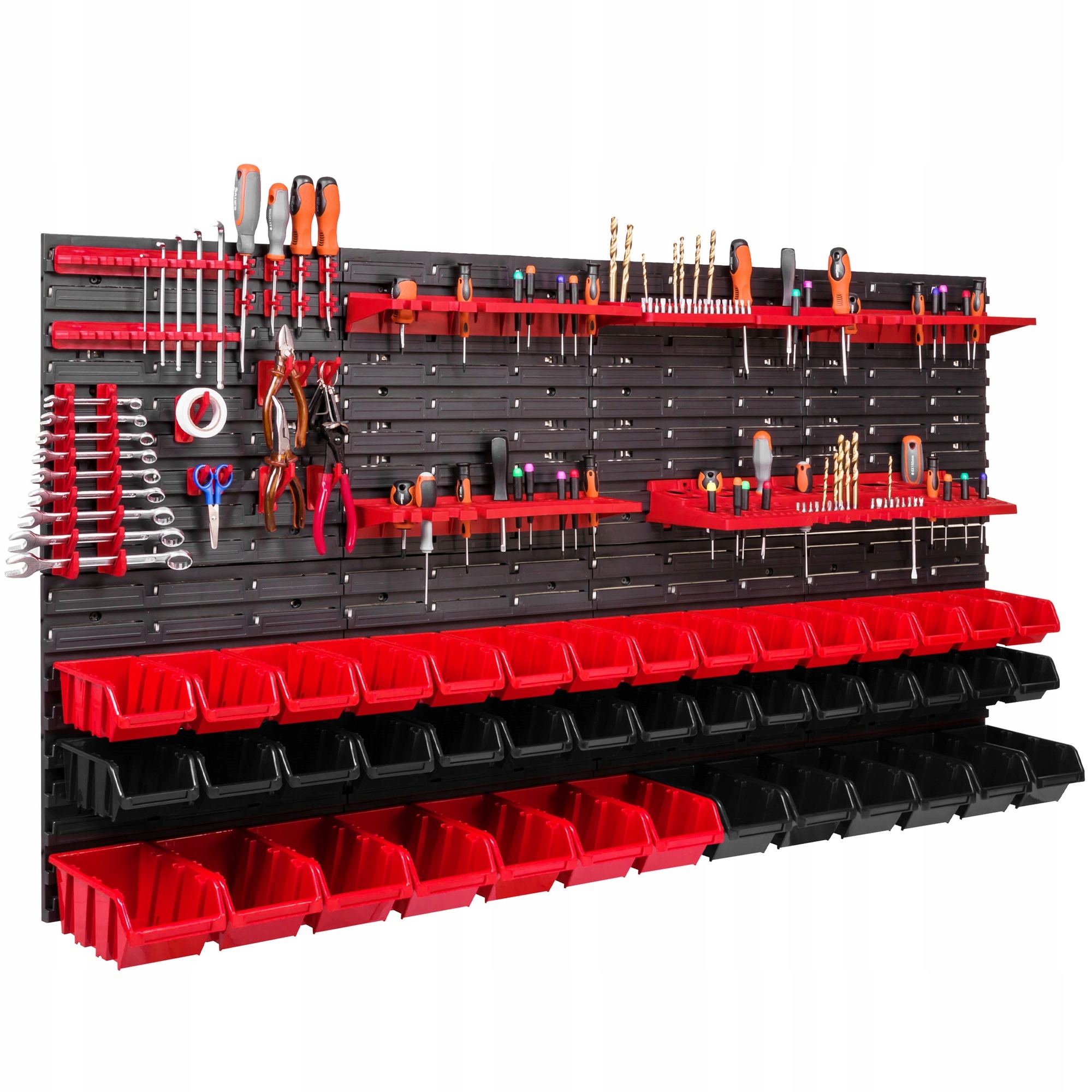 Dílenská tabule na nářadí 156 x 78 cm, stěna