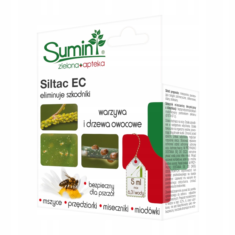 

Siltac Ec 5ml zwalcza przędziorki mszyce Bio
