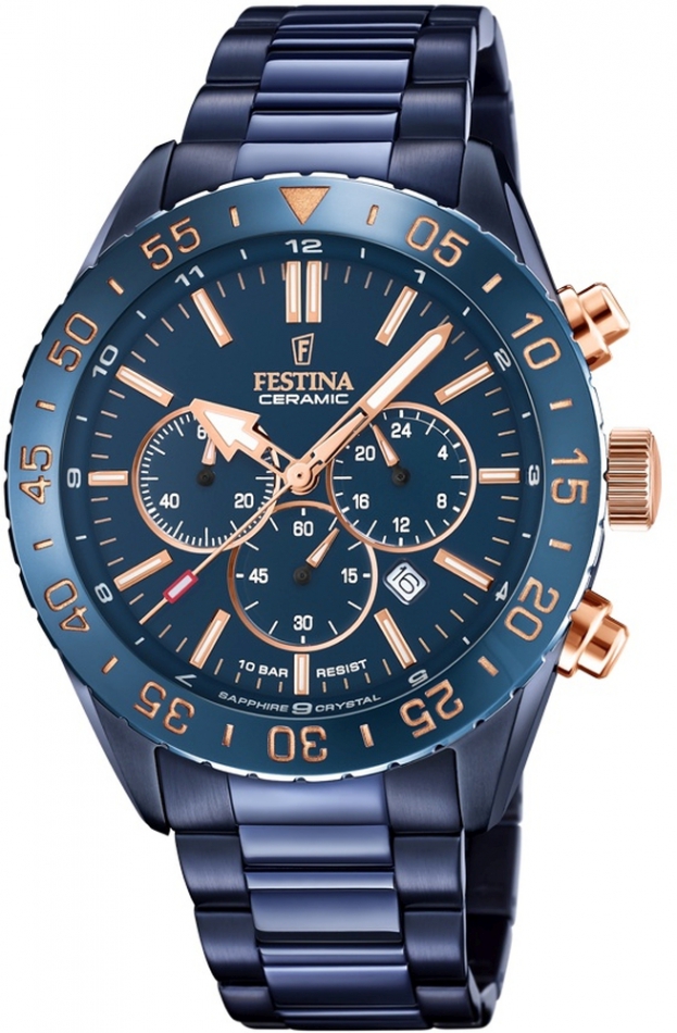 Festina 20576/1 pánské hodinky námořnicky modré sportovní na plavání