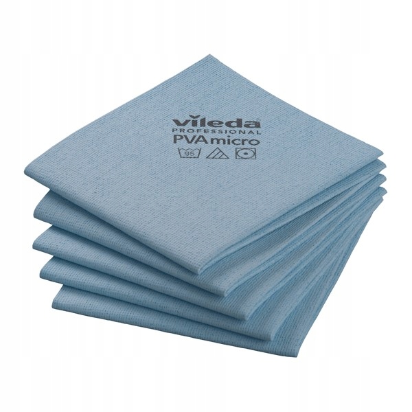 VILEDA Ścierka PVA MICRO Niebieska PROFESSIONAL x5