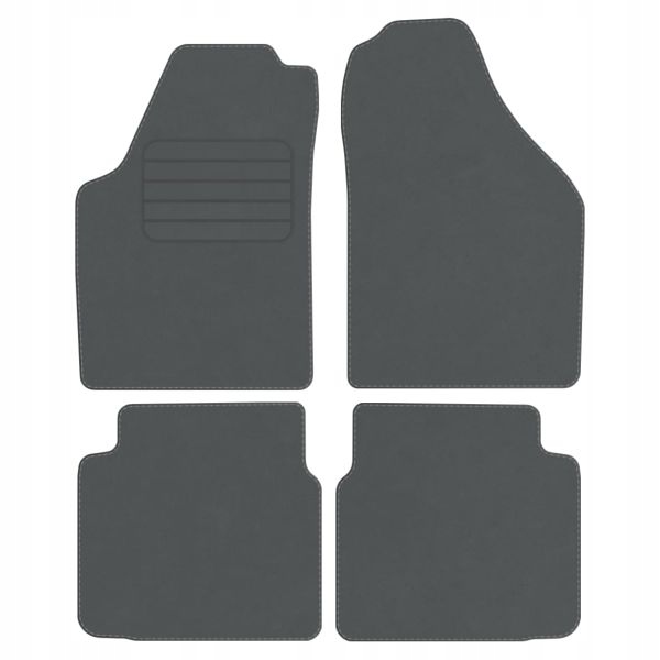 Lancia Musa 04-12 velurové koberce Comfort Šedé