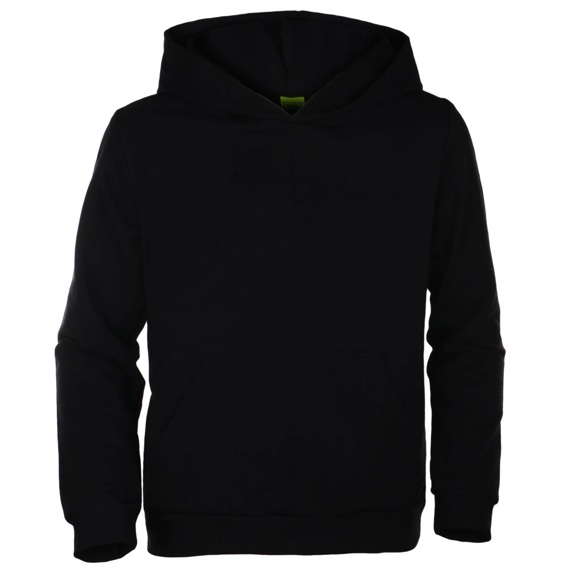 

Bluza Czarna Kaptur Kieszeń Kangur 140/146