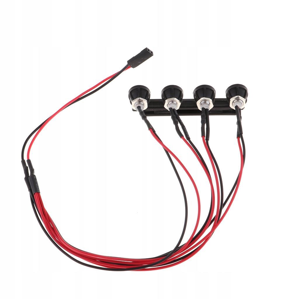 Akcesoria do oświetlenia dachowego 4LED do WPL 1:16 Płeć unisex