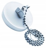 

Korek Gumowy Syfonu Z Łańcuszkiem Do Zlewu Biały