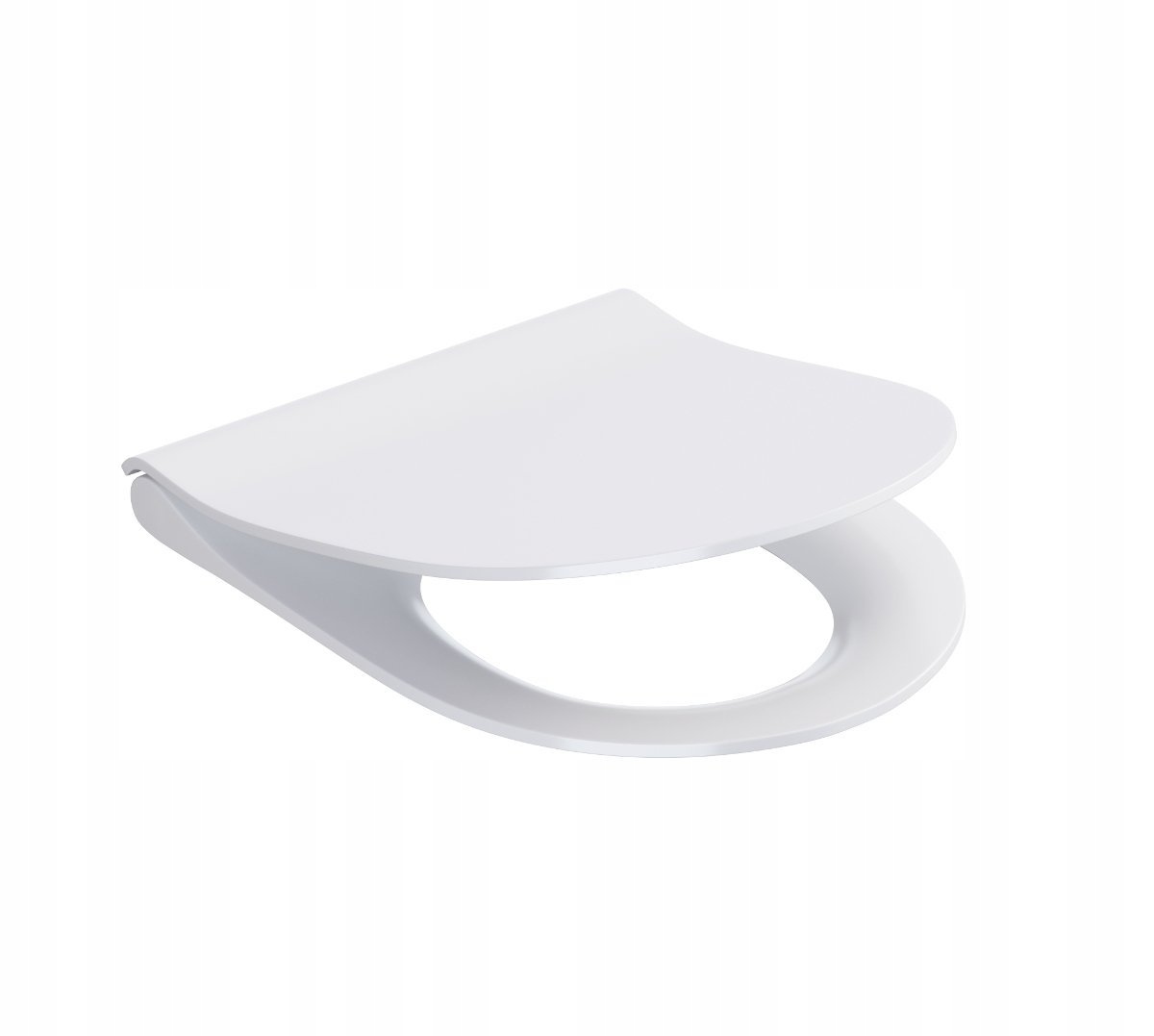Cersanit Wc prkénko City Oval Slim s pozvolným sklápěním
