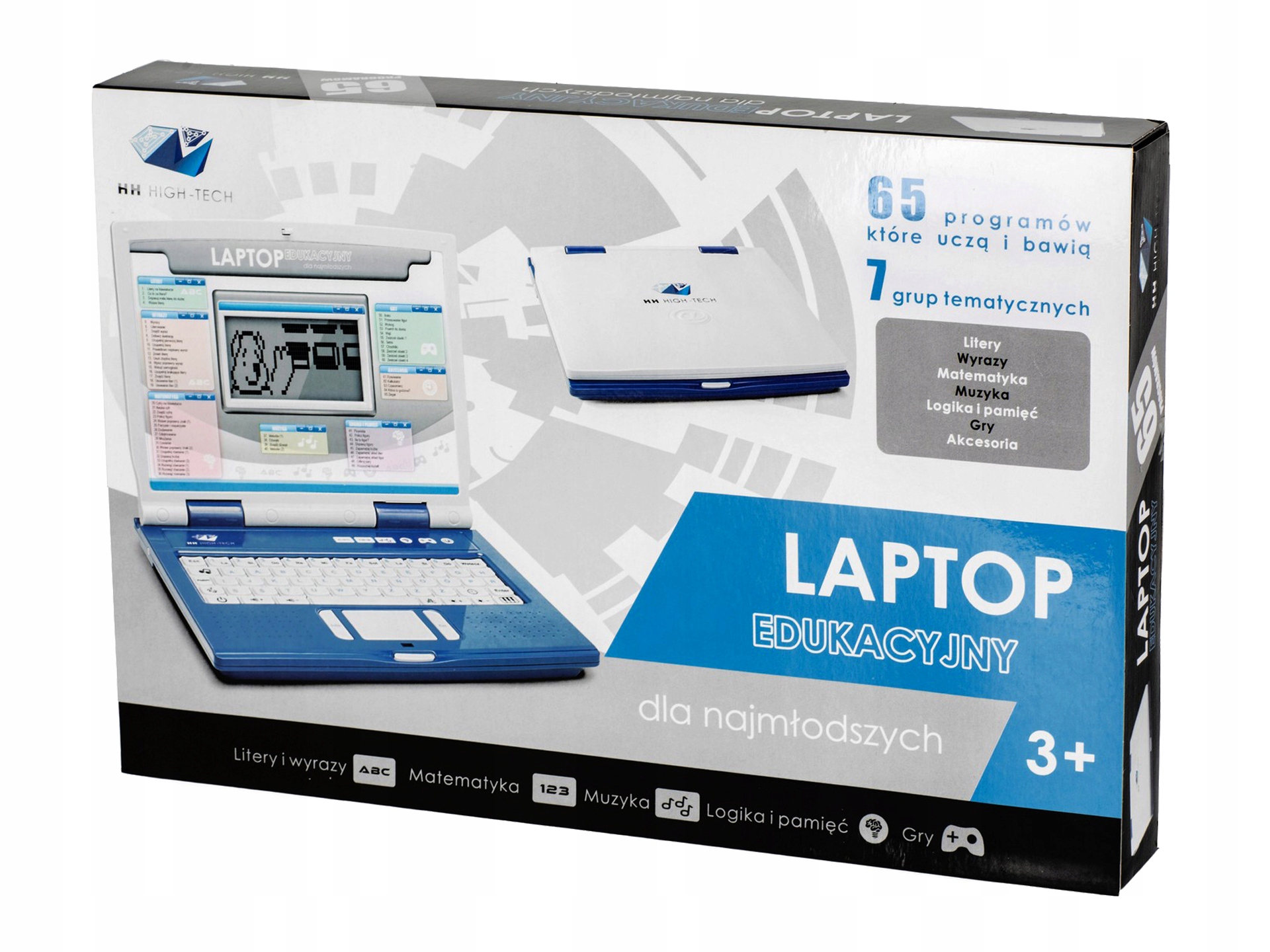 LAPTOP EDUKACYJNY dla dzieci 65 Programów USB PL Bohater / Bajka brak