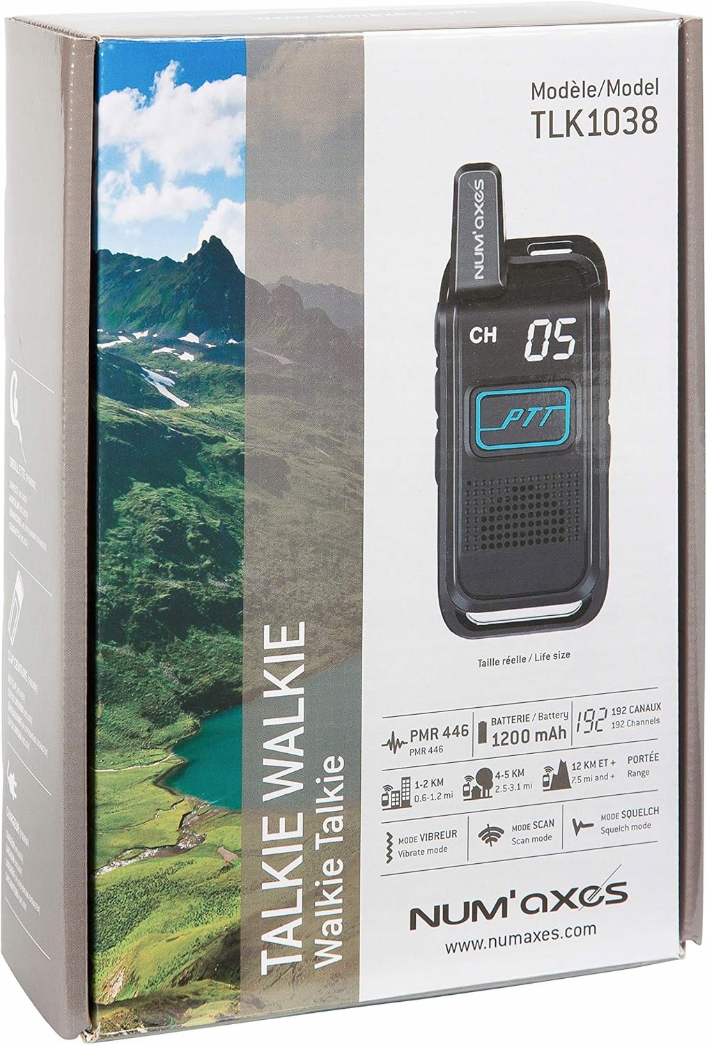 Walkie Talkie Radiotelefon Num'axes TLK1038