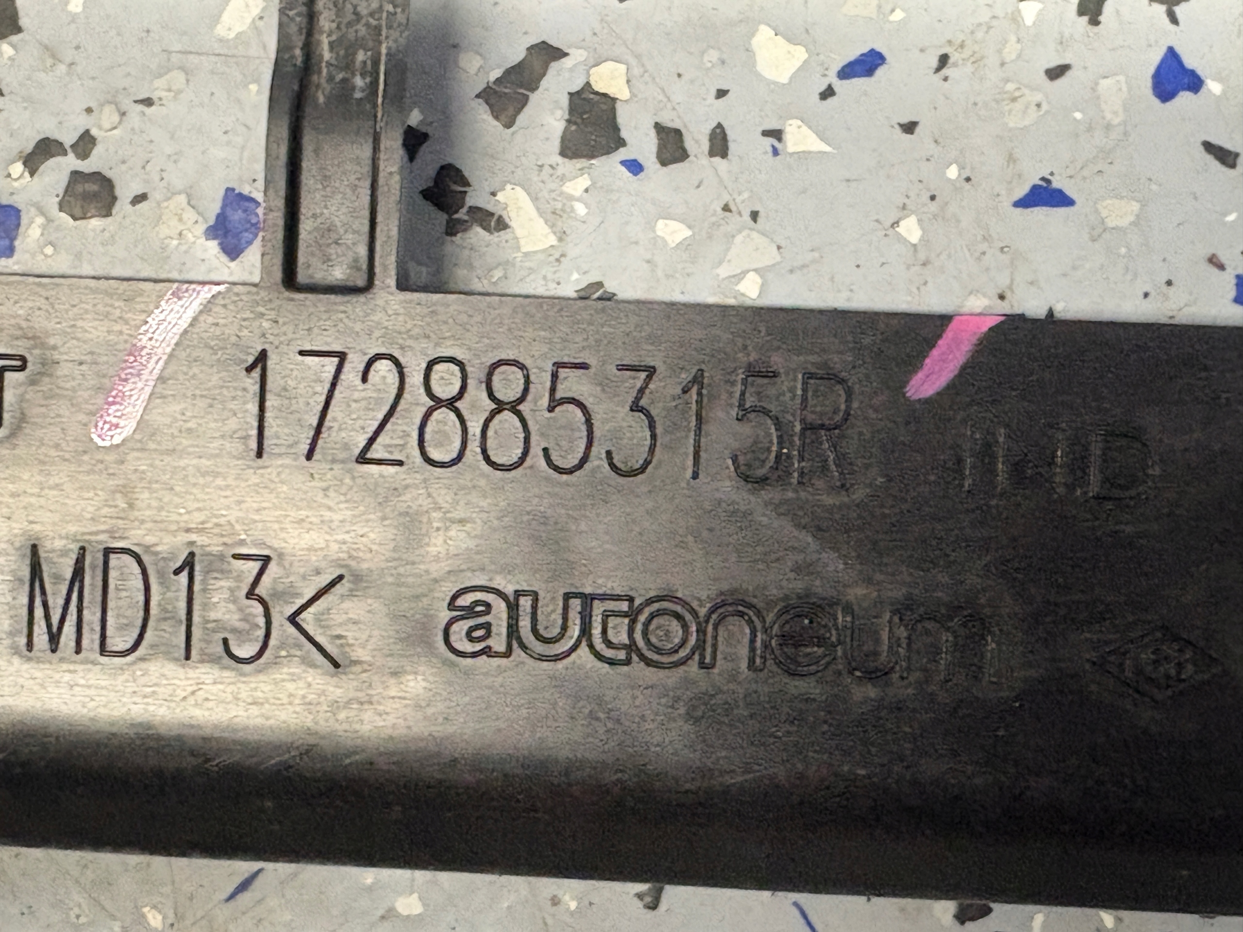 RENAULT AUSTRAL 1,2 EH Support Console Support plaque 172885315R