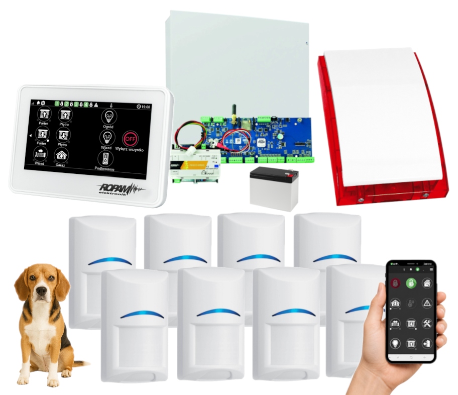 Ropam Neo System Alarmowy Wifi App 8BOSCH Pet 20kg