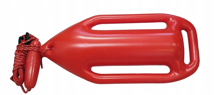 BOJKA RATOWNICZA ASEKURACYJNA DO PŁYWANIA PŁYWACKA deska Z UWCHWYTAMI Marka Kevisport