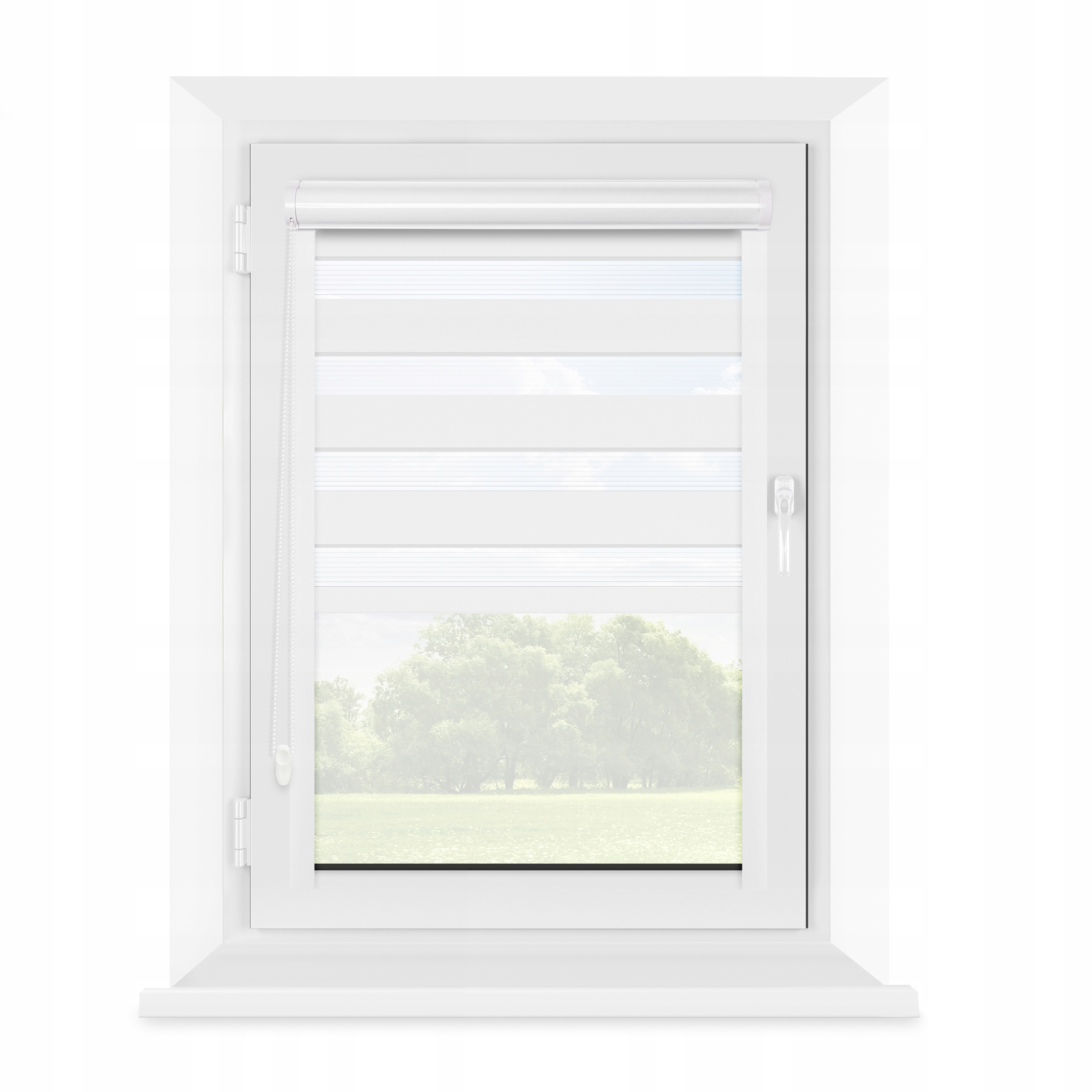 

Roleta Dzień Noc Wymiar 56X150CM W Kasecie Biel