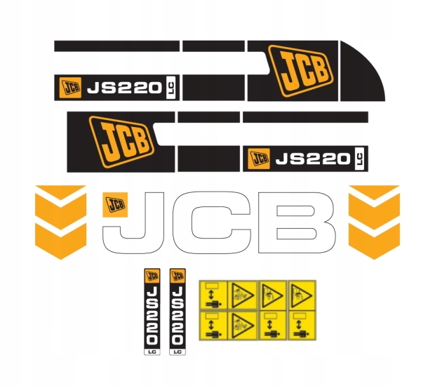 Samolepky samolepka Jcb JS220LC