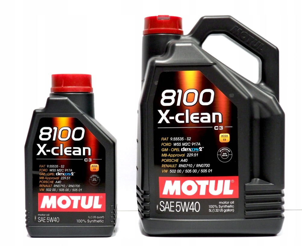 

Motul 8100 X-clean 5W40 6L C3