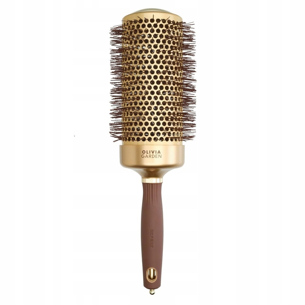 Olivia Garden Expert Blowout Speed Wavy Bristles Gold&Brown 65 mm