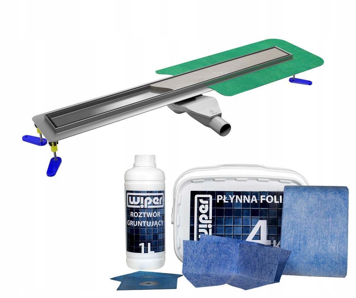 Nízký lineární odtok 90 cm pod dlažbu izolace
