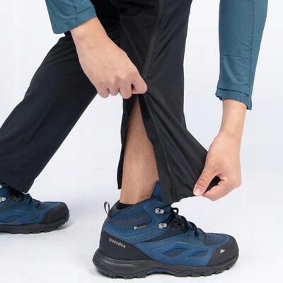 Spodnie turystyczne męskie Quechua MH550 Kolor czarny