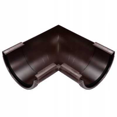 Galeco PVC Brąz Czek.130 łuk _90° wewnętrzny