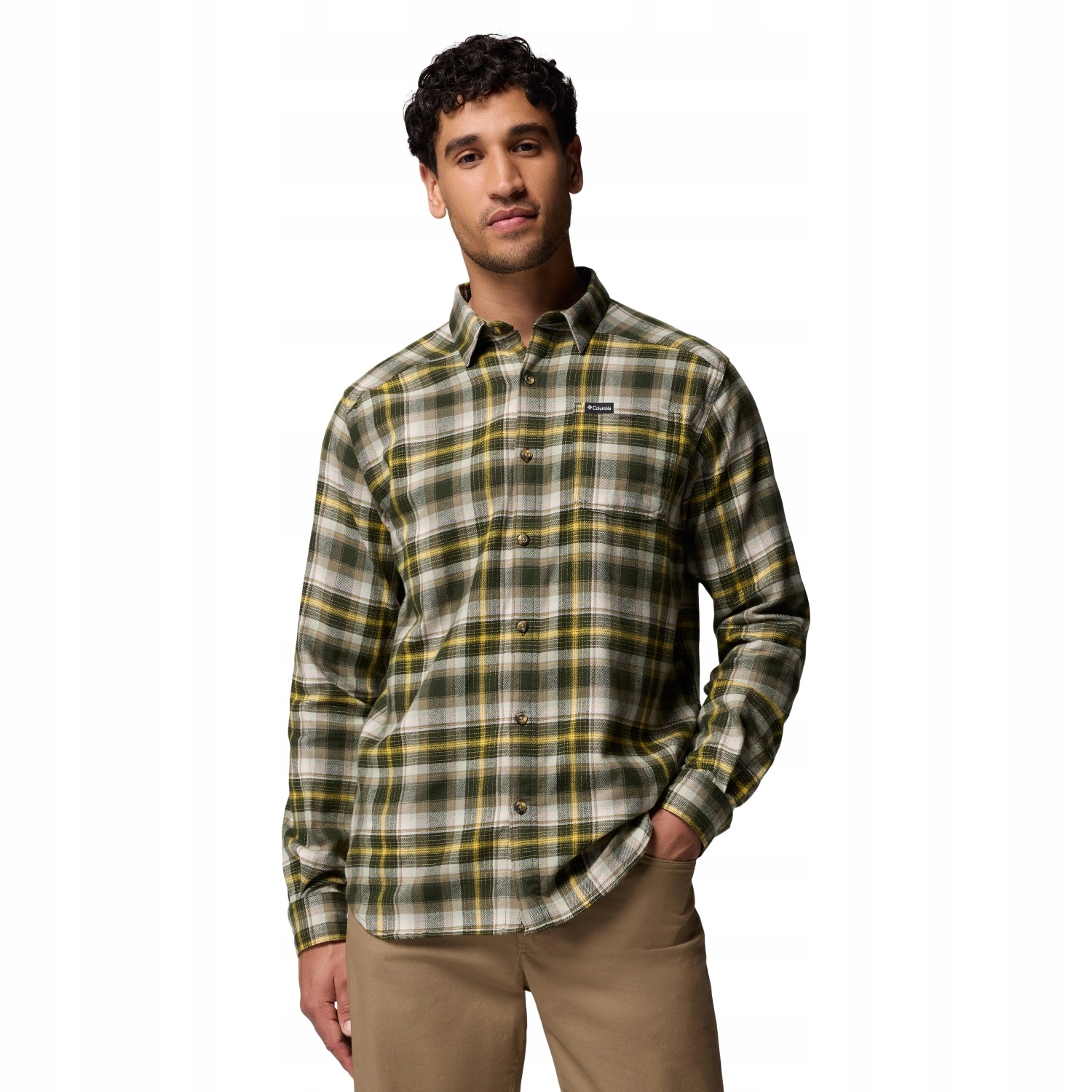 Męska koszula flanelowa Columbia Cornell Woods Flannel greenscape S