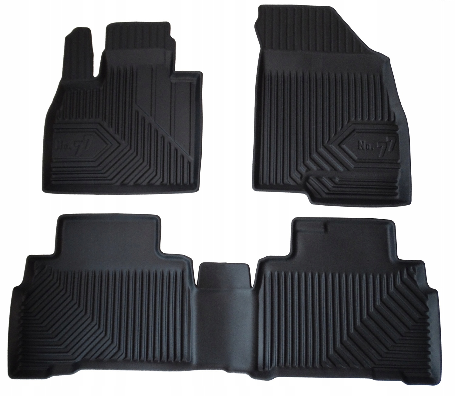 Dywaniki Gumowe Chery Tiggo 8 od 2024- Korytka 77