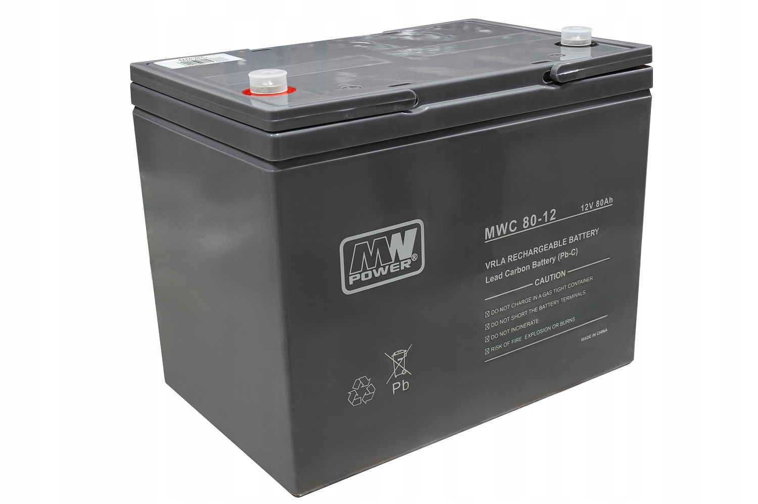 Akumulator Mw Power MWC80-12 12V 80Ah do Wózka inwalidzkiego Łodzi Solarów