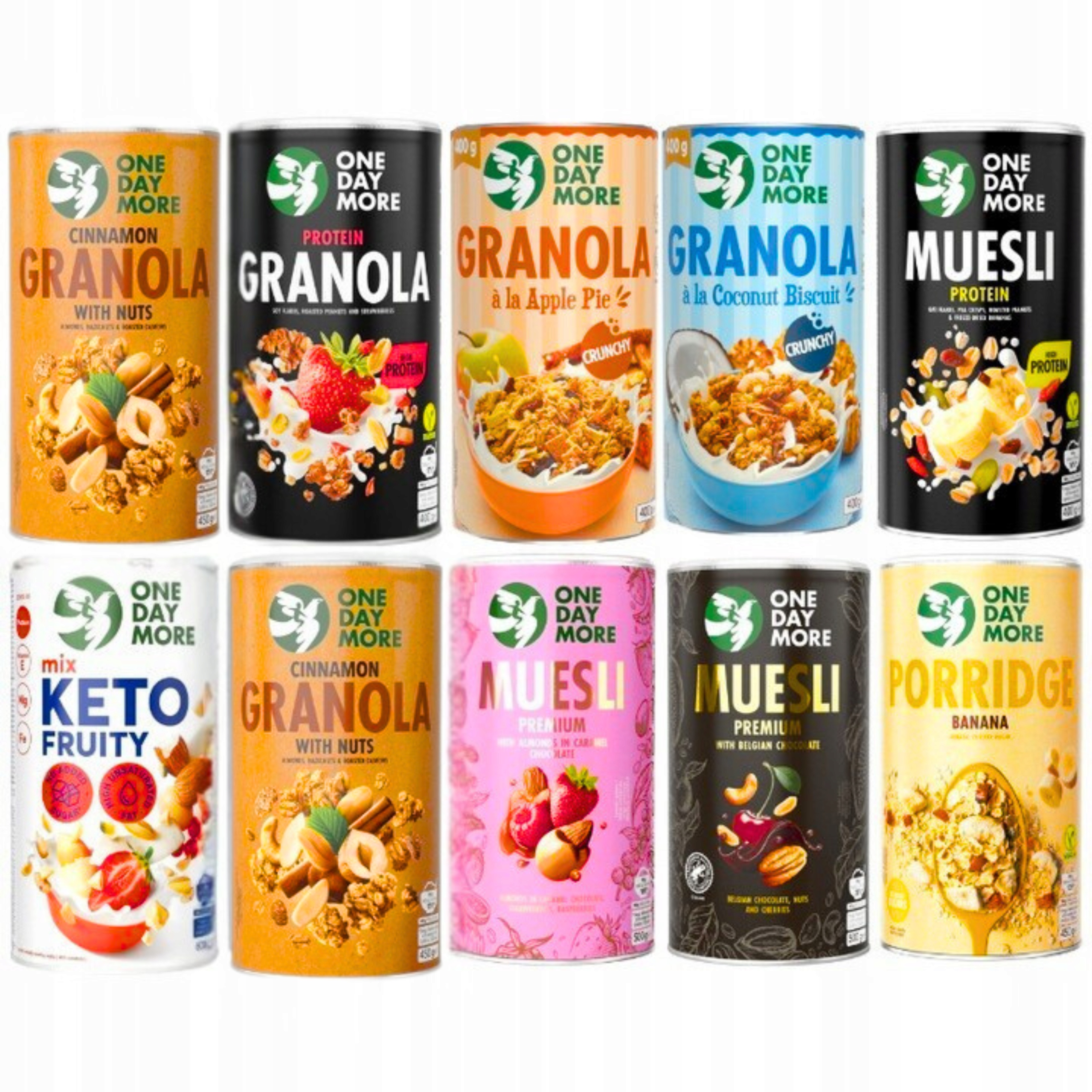 One day more mix 10 granoli i musli w tubach